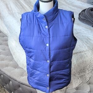 Daisy Fuentes Royal Blue Puffer Vest